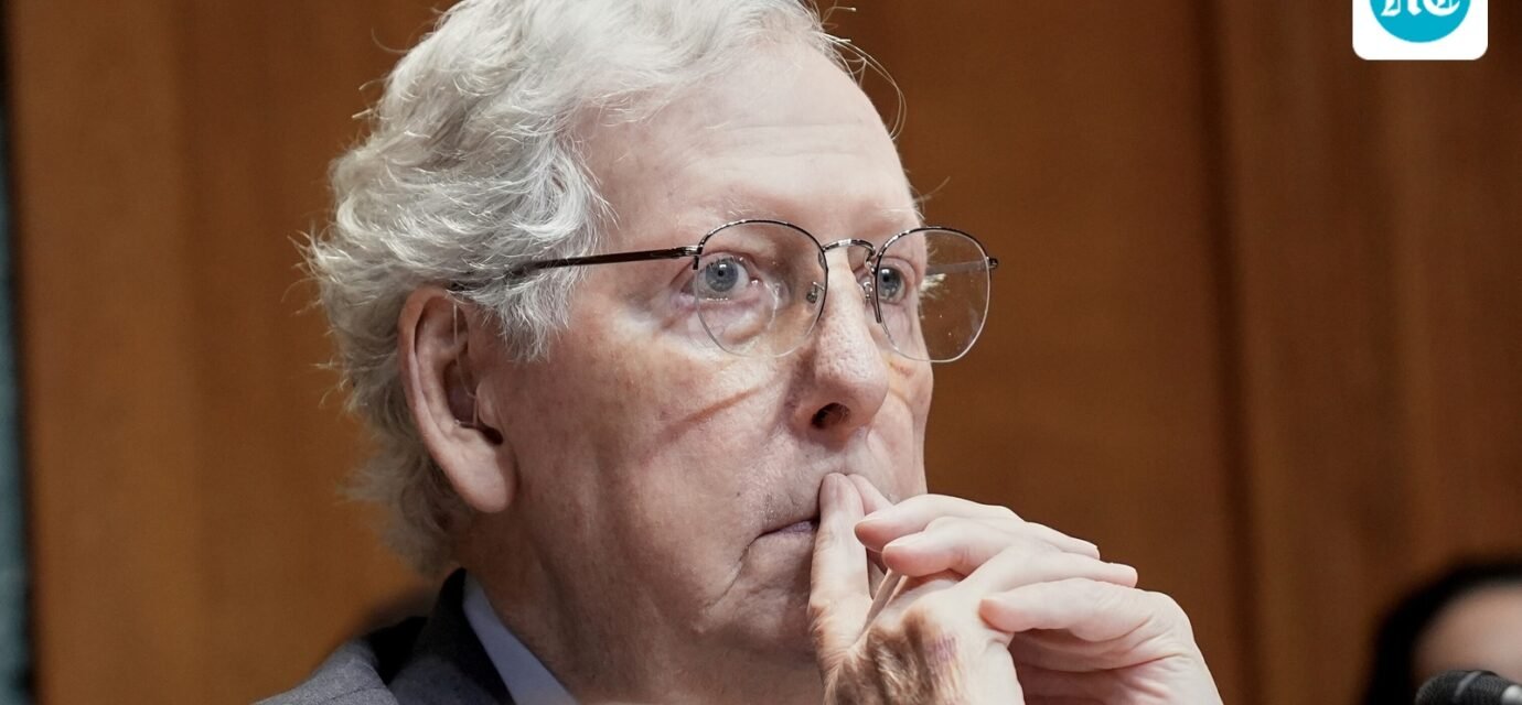 Mitch McConnell health update: Questions grow as staffer stays tight-lipped after hospital discharge. (AP Photo/Mariam Zuhaib)