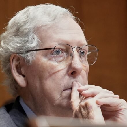 Mitch McConnell health update: Questions grow as staffer stays tight-lipped after hospital discharge. (AP Photo/Mariam Zuhaib)