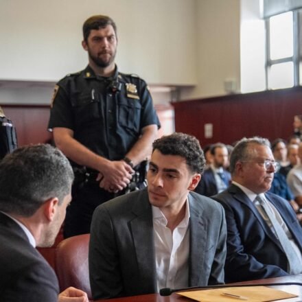 Luigi Mangione is expected to plead guilty on Friday to federal charges in the 2024 killing of UnitedHealthcare CEO Brian Thompson, according to multiple reports citing sources. ((Photo by DAVID DEE DELGADO / AFP))
