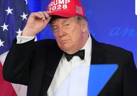 President Trump’s fast-tracked construction of a massive White House ballroom faces legal challenges from the National Trust for Historic Preservation, (AP Photo/Mark Schiefelbein)