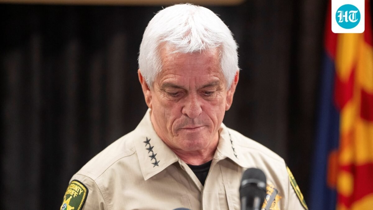 President Donald Trump's remarks on Pima County Sheriff Chris Nanos went viral amid the ongoing search for Nancy Guthrie. (REUTERS)