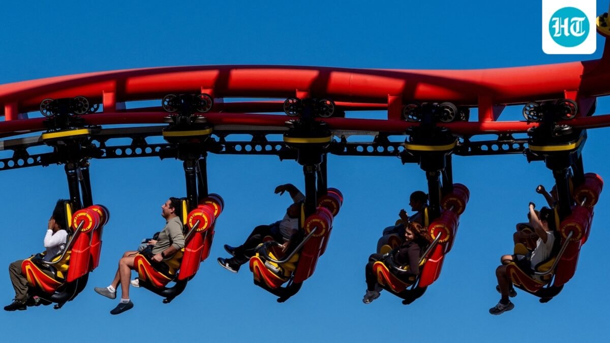 Six Flags X2 remains closed as California investigates serious rider injuries, leaving a major question over what happens to the coaster next.. (REUTERS/David Dee Delgado) (REUTERS)