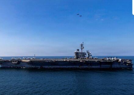 Aaron Parnas shared a sailaor’s wife’s warning as USS Abraham Lincoln faces questions over exhaustion, mental health and its long deployment. U.S. Navy/Handout via REUTERS (via REUTERS)