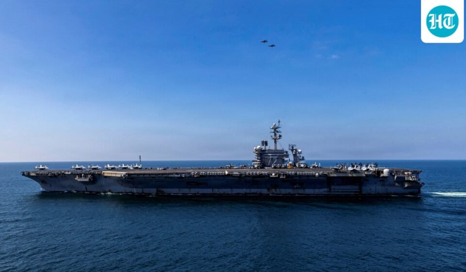 Aaron Parnas shared a sailaor’s wife’s warning as USS Abraham Lincoln faces questions over exhaustion, mental health and its long deployment. U.S. Navy/Handout via REUTERS (via REUTERS)