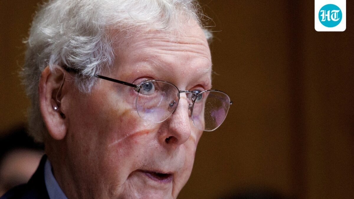 Kentucky Senator Mitch McConnell was released from the hospital today. (REUTERS)