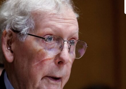 Kentucky Senator Mitch McConnell was released from the hospital today. (REUTERS)