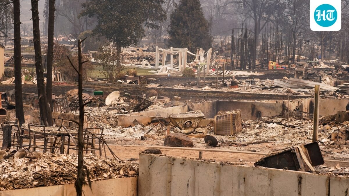 A view of a burned neighbourhood in the Old Trails Fire, in Spokane, Washington, U.S., August 3, 2026. REUTERS/David Ryder (REUTERS)