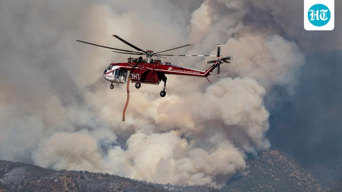 Two firefighting pilots killed in helicopter crash in Utah. (Scott G Winterton/The Deseret Ne)