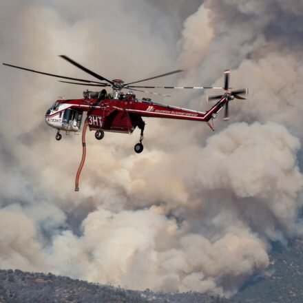 Two firefighting pilots killed in helicopter crash in Utah. (Scott G Winterton/The Deseret Ne)