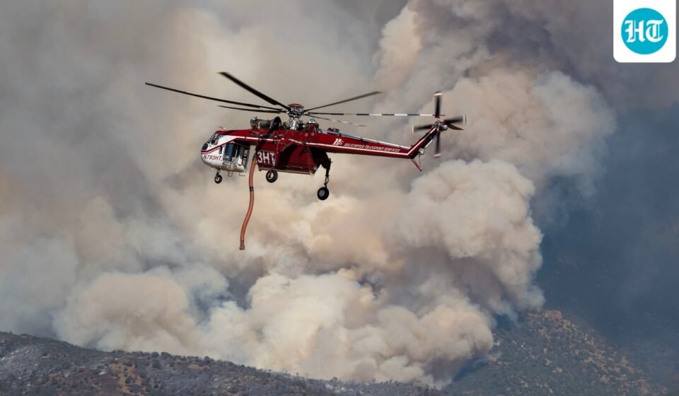 Two firefighting pilots killed in helicopter crash in Utah. (Scott G Winterton/The Deseret Ne)