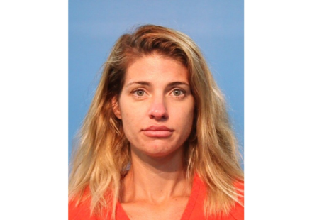 Holly Schroedter Adams, a former teacher, was arrested a year after she was accused of having an inappropriate relationship with a student. (Brazoria County Sheriff's Office)