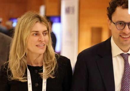 Cami Clark, wife of Anthropic CEO Dario Amodei, has come under scrutiny over her past business dealings and emails linked to Jeffrey Epstein. (X/@IntCyberDigest)