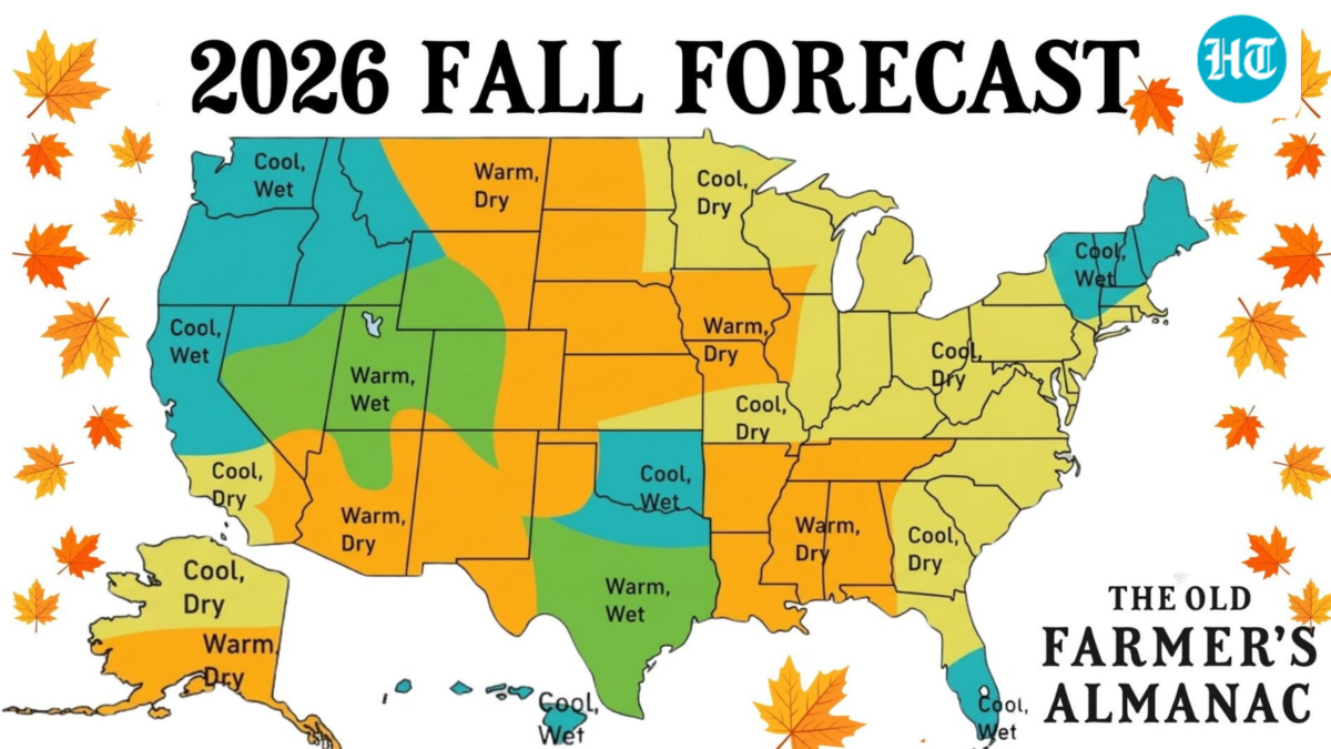 The Old Farmer's Almanac has released its Fall 2026 forecast (Old Farmer's Almanac)