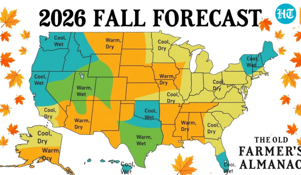 The Old Farmer's Almanac has released its Fall 2026 forecast (Old Farmer's Almanac)