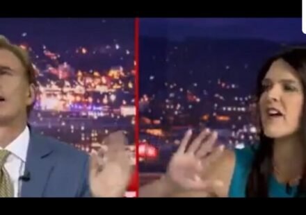 Ex-Obama adviser gets emotional, ‘storms off’ live TV as Lindsay Clancy supporters are blasted (@TCorbettDillon/X)