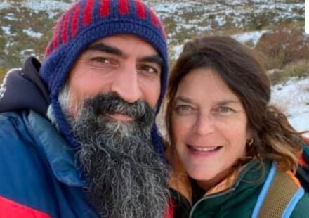 A self-styled investigator said he spoke to Annie Guthrie and Tommaso Cioni's neighbor amid a search for Nancy Guthrie. (X/@JLRINVESTIGATES)