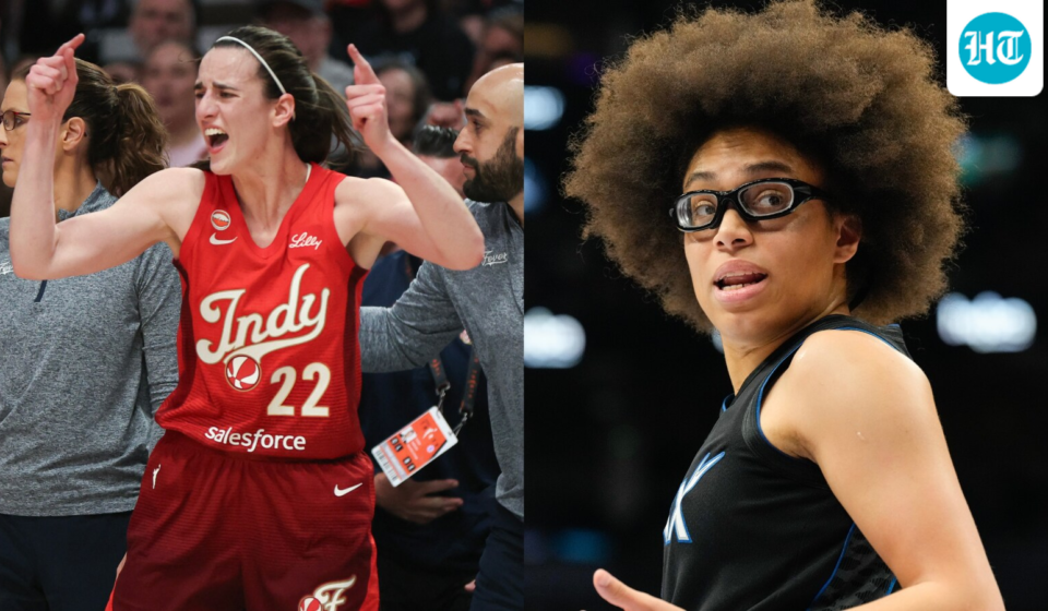 Caitlin Clark (L) and Olivia Miles. (Getty Images)