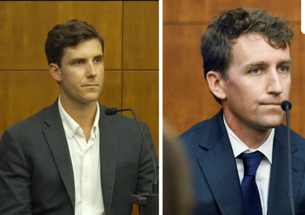 New social media theories are putting Patrick Clancy and his friend Kyle Carney under the spotlight. (Reuters, X/@cathyrusson)