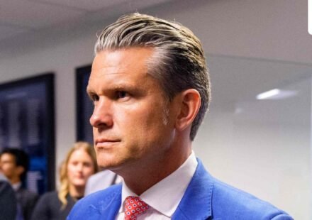 Secretary of War Pete Hegseth arrives for an event at the Pentagon on August 26. (Getty Images via AFP)