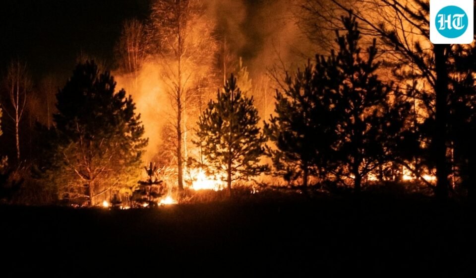 Wildfire burning in Mabton, Yakima County, WA. (UnSplash)