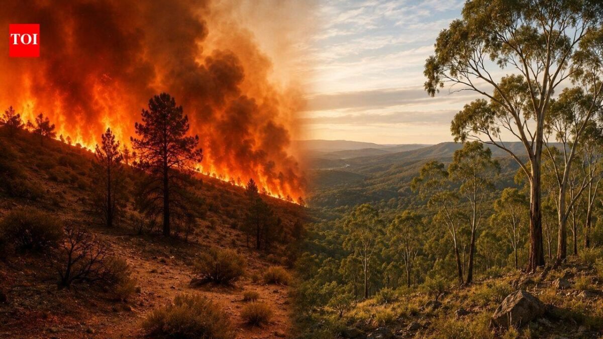 Researchers tracked wildfires from 1984 to 2022; a Pacific trend added 22% to US Southwest drying-related burned area but reduced eastern Australia’s by about 19%
