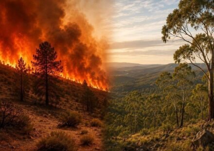 Researchers tracked wildfires from 1984 to 2022; a Pacific trend added 22% to US Southwest drying-related burned area but reduced eastern Australia’s by about 19%