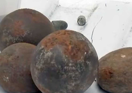 Mississippi man uncovers more than 200 Civil War cannonballs buried beneath his property after 160 years