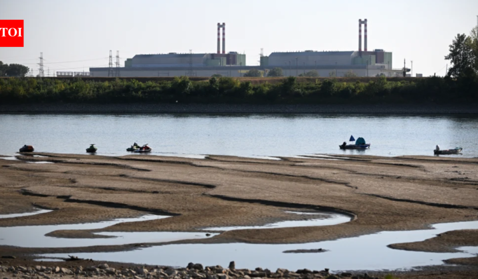 Hungary shut its only nuclear plant for the first time in 44 years after the Danube fell too low to cool its reactors; nearly half its electricity supply is now affected