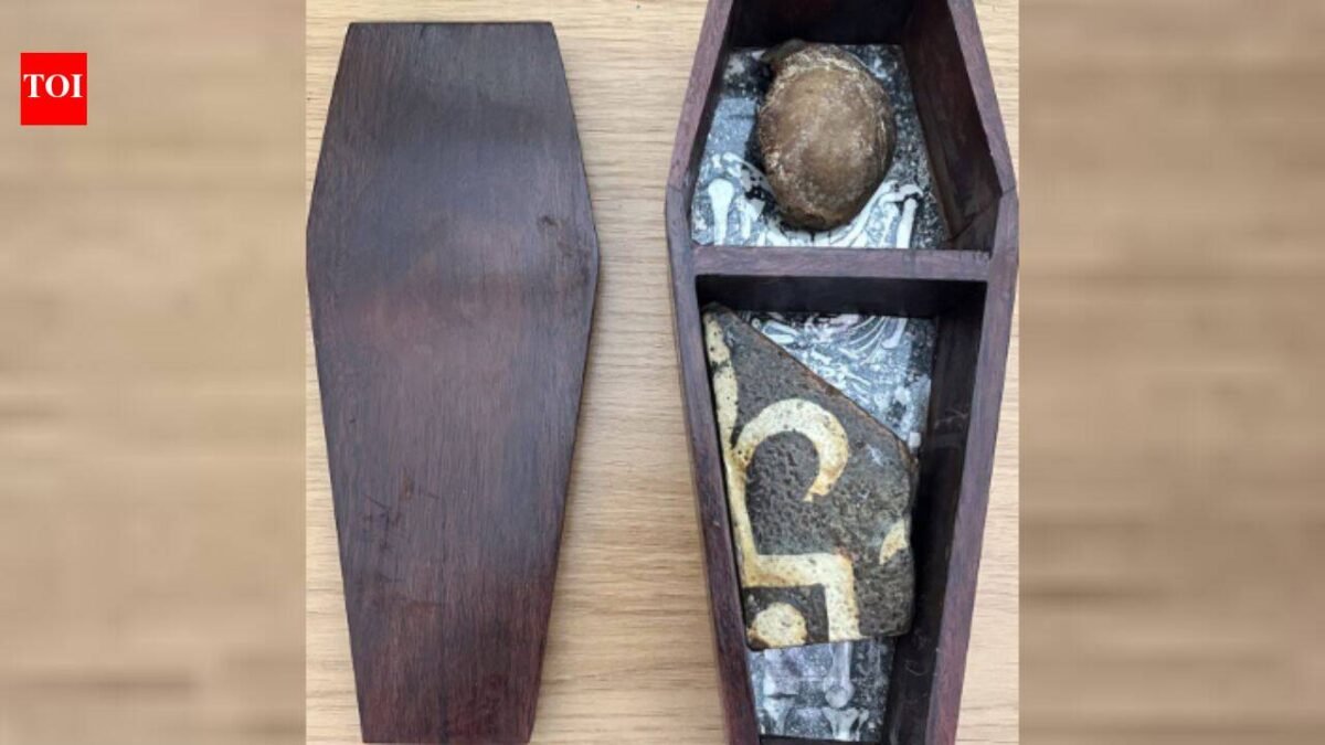 In 1956, an 11-year-old took an abbot’s kneecap and medieval tile from Glastonbury Abbey; 70 years later, his widow returned it from Australia