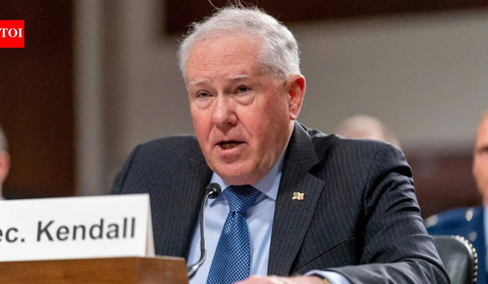Pentagon strips ex-Air Force secretary Kendall of security clearance over Air Force One claim
