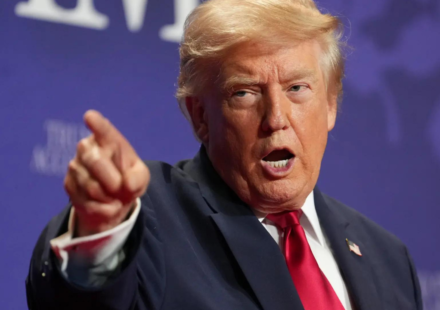 Trump's hair-do turns heads, has America all tangled up
