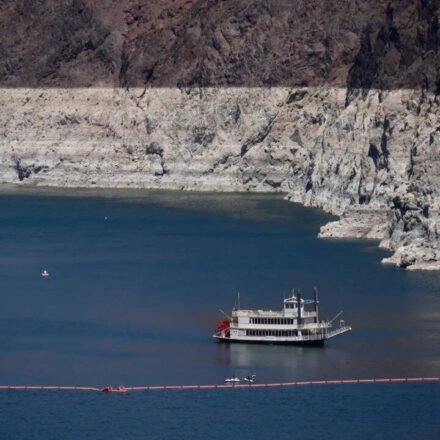 Lake Mead fell to 1,040.4 feet as the Colorado River crisis deepened; Lake Powell is also under pressure, raising questions over water and hydropower
