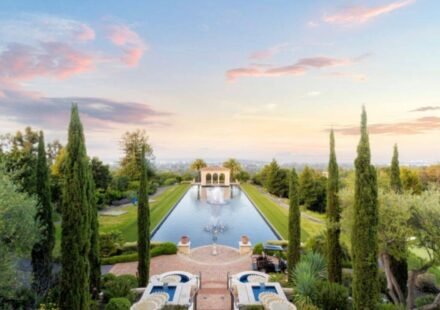 California's Hillsborough saw its home-sale record jump from $35 million to $70 million as an AI industry buyer purchased a 12,400-square-foot estate