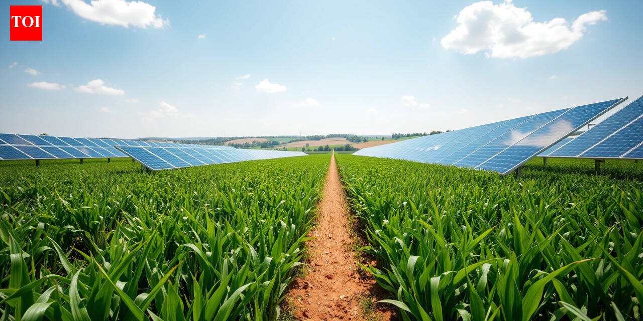 A Colorado farmer put 3,276 solar panels over his crops, and the shade created cooler conditions for heat-sensitive plants