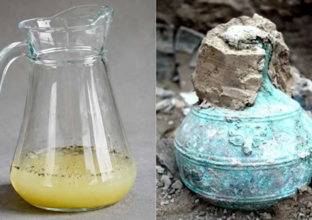 2,300-year-old beer, well preserved inside an ancient bronze bottle containing nearly a gallon of liquid with more than 2,400 chemical compounds, was discovered by archaeologists