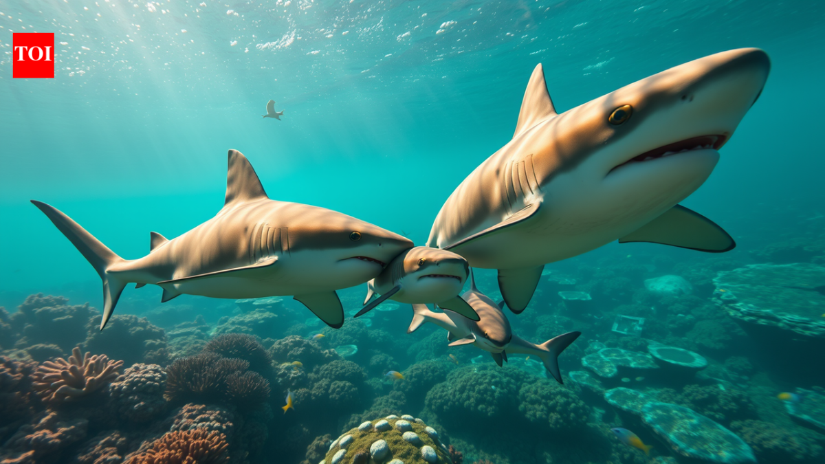 Bull sharks in Fiji repeatedly meet at the same reef, and scientists found they slightly prefer spending time with relatives