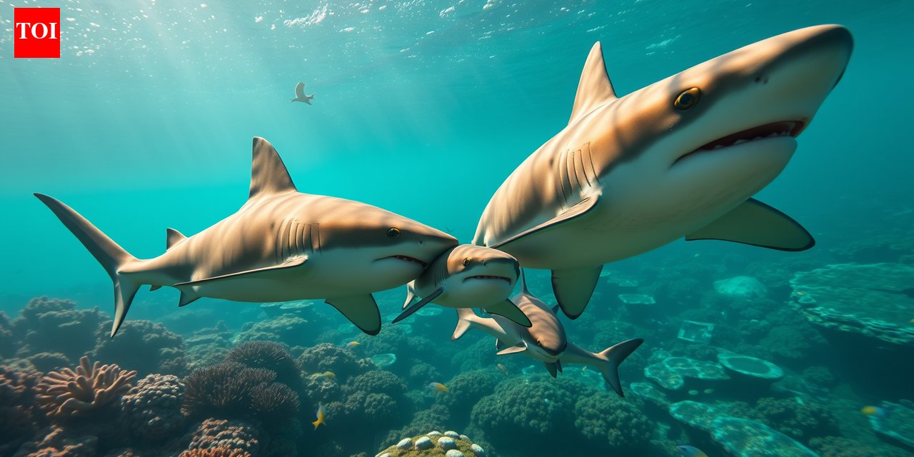Bull sharks in Fiji repeatedly meet at the same reef, and scientists found they slightly prefer spending time with relatives