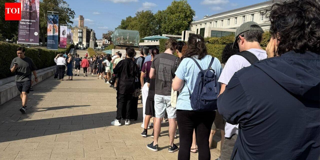 Solar eclipse craze grips UK: Brits stuck in hours-long queues as glasses fly off shelves