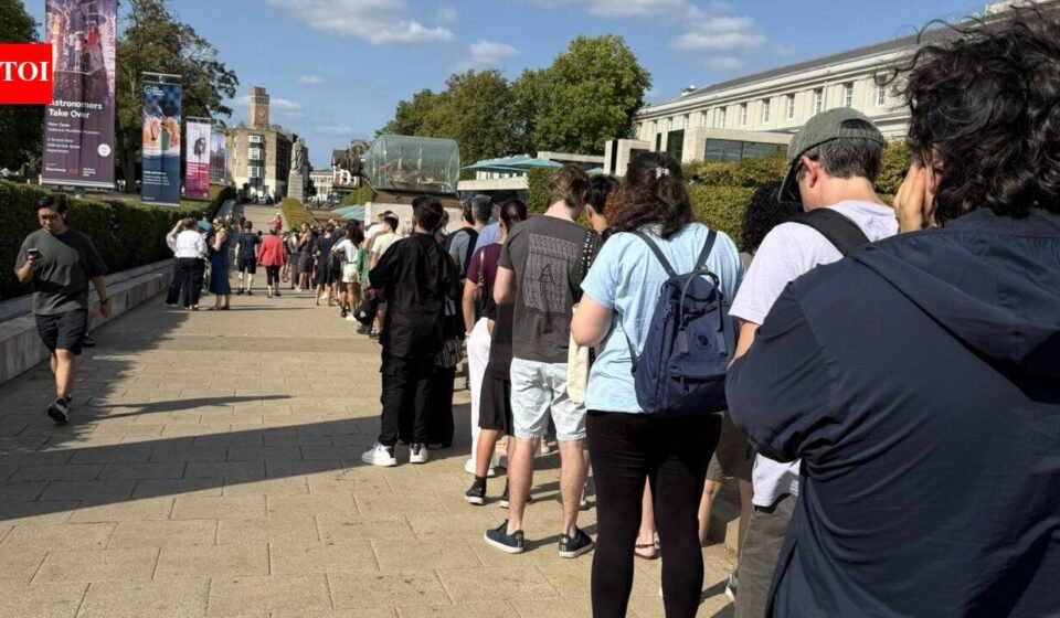 Solar eclipse craze grips UK: Brits stuck in hours-long queues as glasses fly off shelves