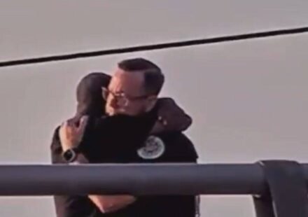 ‘You are loved’: US cop hugs man battling mental health crisis, talks him out of jumping off bridge