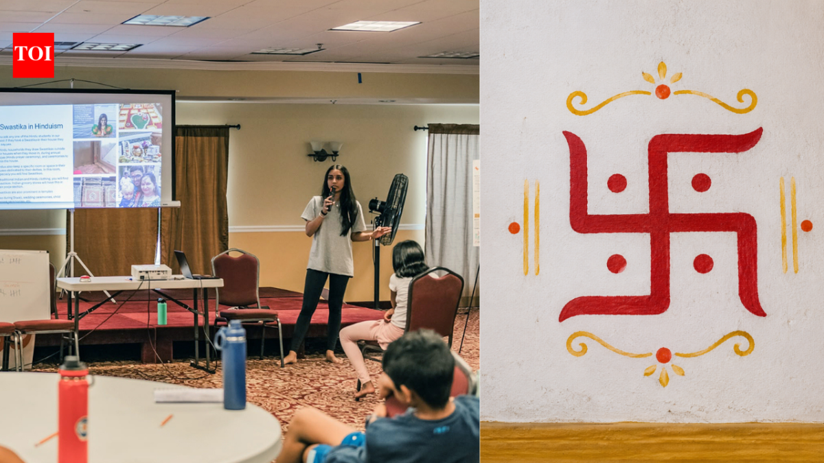 Hindu students campaign at US schools to distinguish the sacred swastika from the Nazi Hakenkreuz