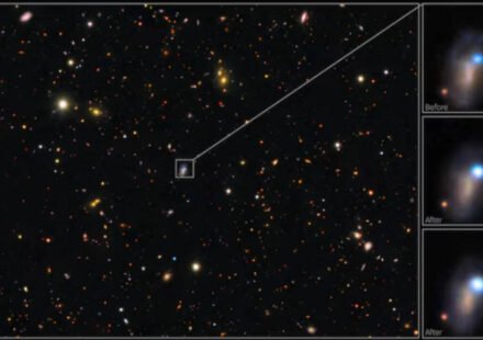 Astronomers caught the first sign of a star 30 times more massive than the Sun exploding, then tracked its supernova for nearly three months