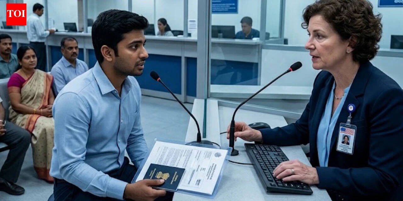 'Did you pay anything to your employer for H-1B': Indian visa holder shares gruelling 30-minute interview at Hyderabad consulate