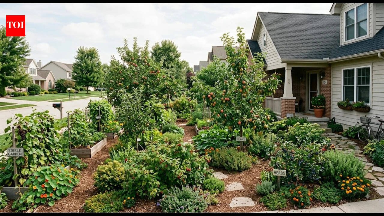 California man’s front-yard food forest was approved by his HOA; a new board later fined him $750 for the same garden