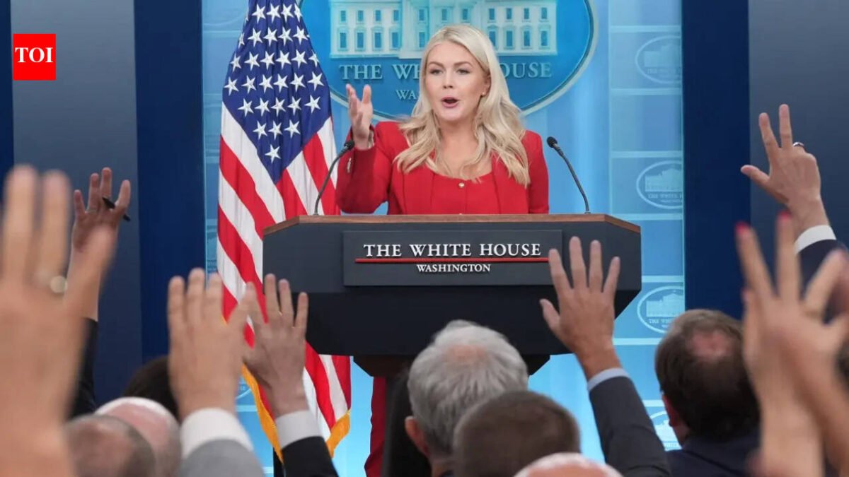 Leavitt to leave White House podium to become MAGA warrior mom