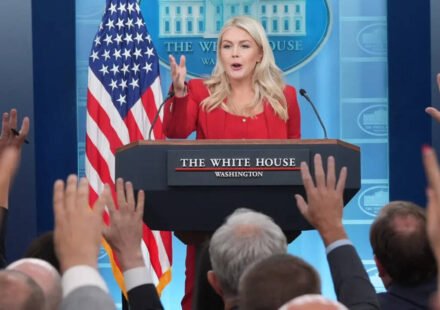 Leavitt to leave White House podium to become MAGA warrior mom