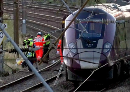 Passenger train derails, flips on side near UK's Lewes; rail routes disrupted