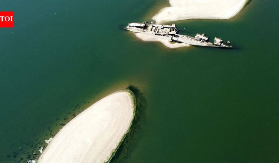 Danube River reveals Nazi warships hidden underwater for 80 years: Record-low water levels are exposing the World War II wrecks near Serbia