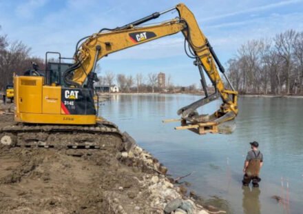 Michigan's historic Ford House is replacing concrete shoreline with natural habitat; the $7 million project will restore 1 mile of shore and 17.5 acres of aquatic and wetland habitat