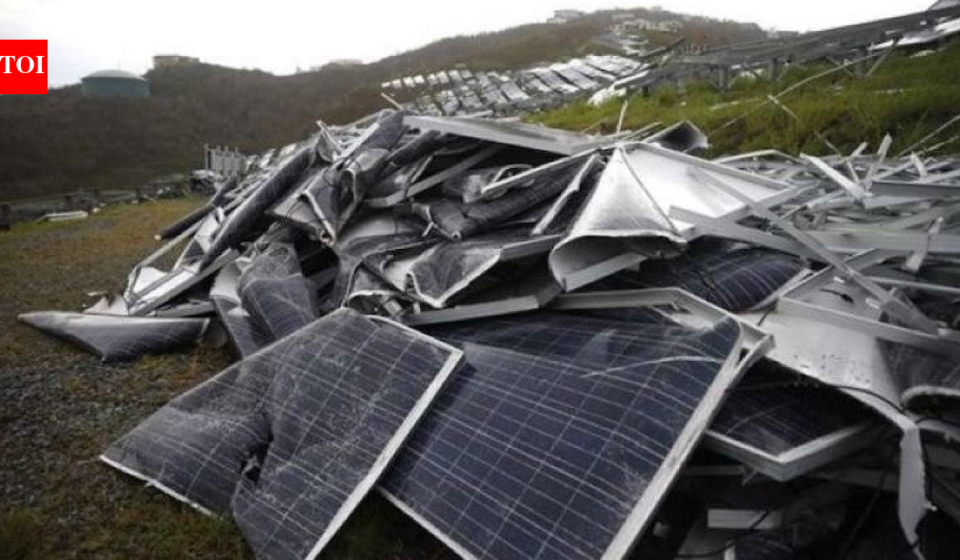 By 2060, discarded solar panels could total 297 to 402 million tonnes worldwide; recycling them could generate almost $1 trillion in economic benefits